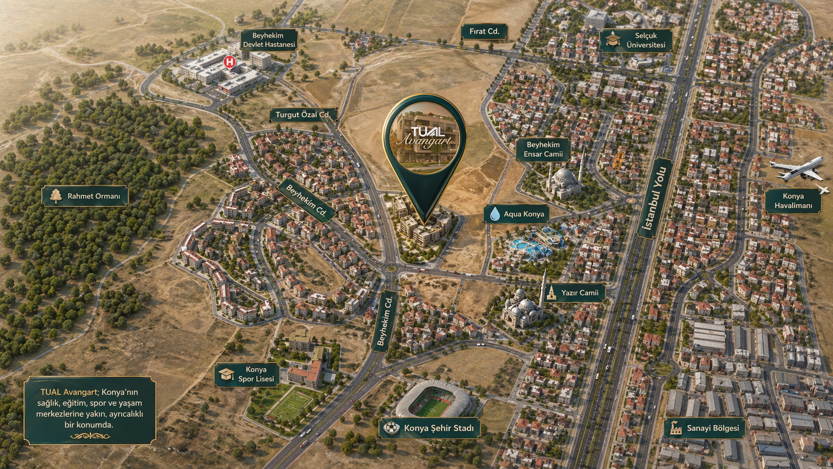 Tual Avangart location map